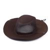 Summer Mesh Fisherman Hat Wide Brim Foldable Sunshade Beach Bucket Hat Breathable Windproof Hunting Fishing Outdoor Sun Hat