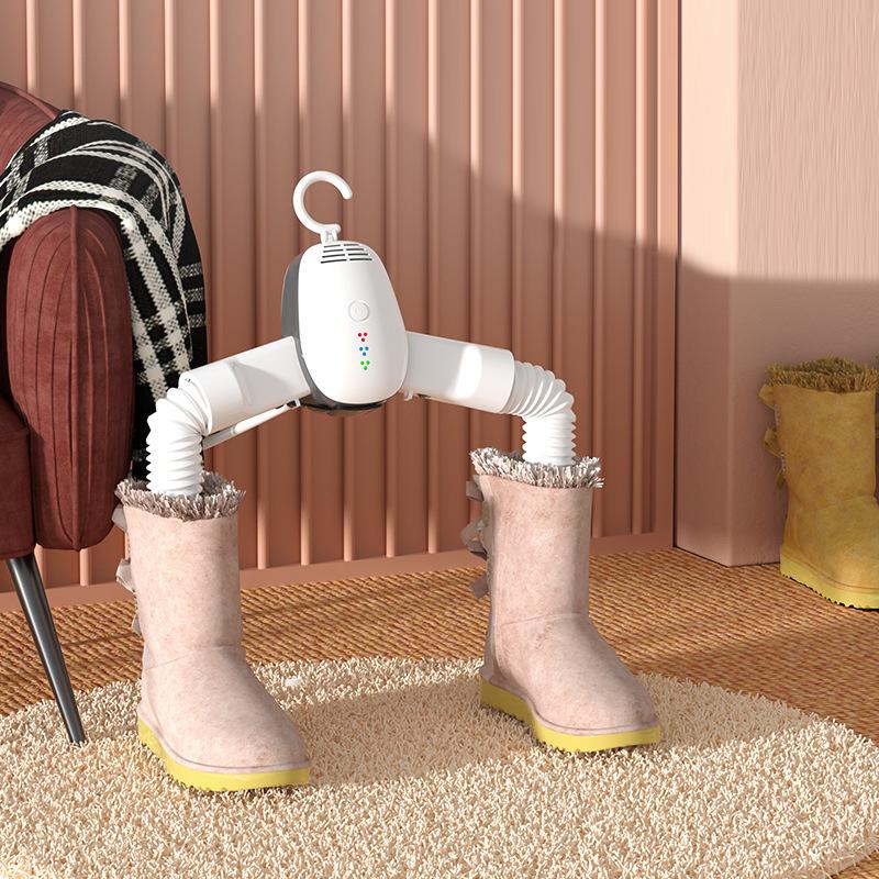 Electric Clothes Drying Hanger Portable Foldable Intelligent ABS Shoe Dryer Hanger for Business Home