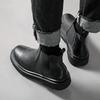 Chelsea Boots Men's Locomotive Short Boots Medium Boots Cigarette Boots Autumn and Winter Martin Boots-X