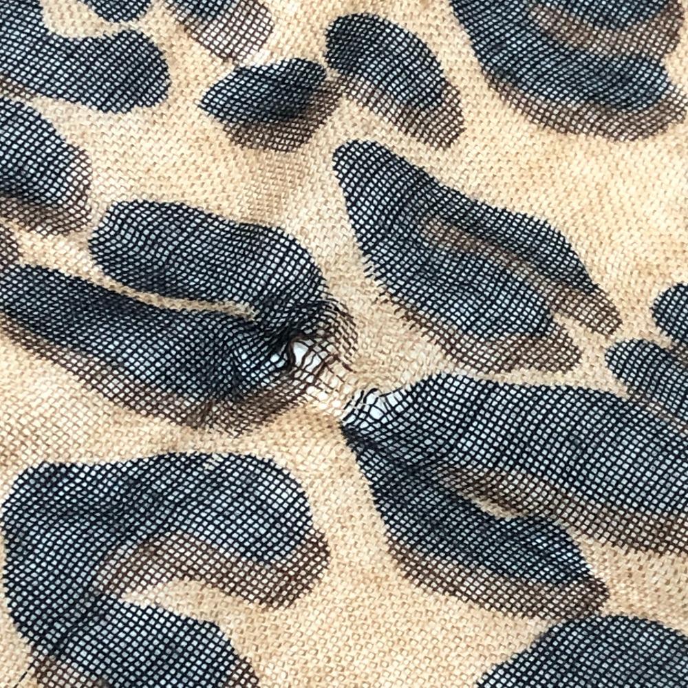 Louis Vuitton M79566 Etol-leopard Fashion accessory large format Stole/Shawl