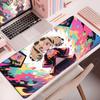 Kawaii Anime Mädchen Schreibtischteppich PC Gummi Zubehör Burnice Weiß Verriegelungskante Mauspads Heißes Spiel Zenless Zone Zero Tastaturmatte