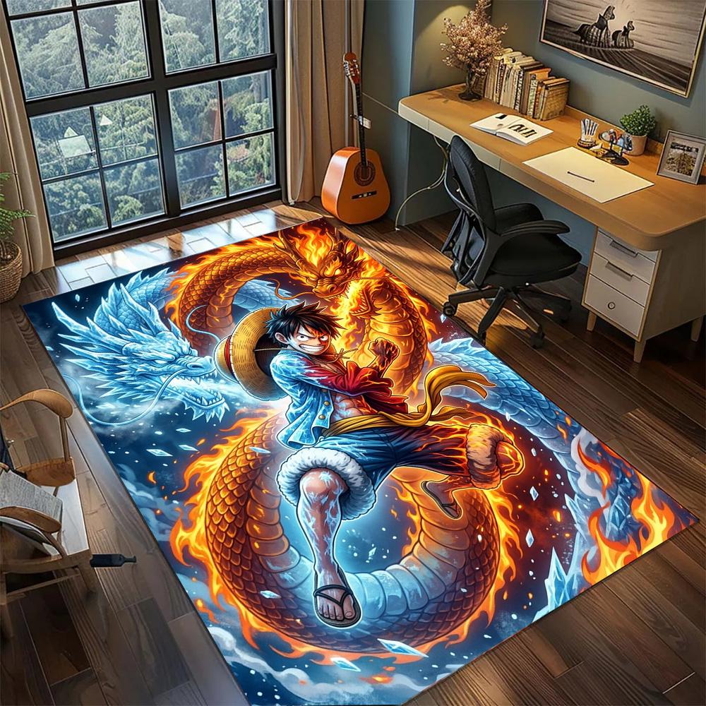 One Piece!Rug Carpet Large Area Rug Non Slip Washable Floor Mat Gamer Room Bedroom Home Decor