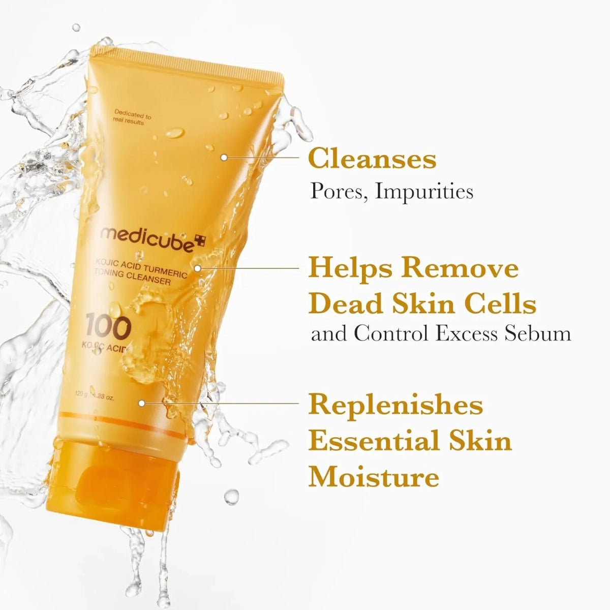 

Kojic Acid Turmeric Toning Cleanser 120 g / 4.23 oz.