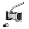 French Fry Cutter, Potato Slicer with 1/2-Inch Stainless Steel Blade, Manual Potato Cutter Chopper with Suction Cups, Great for Potato