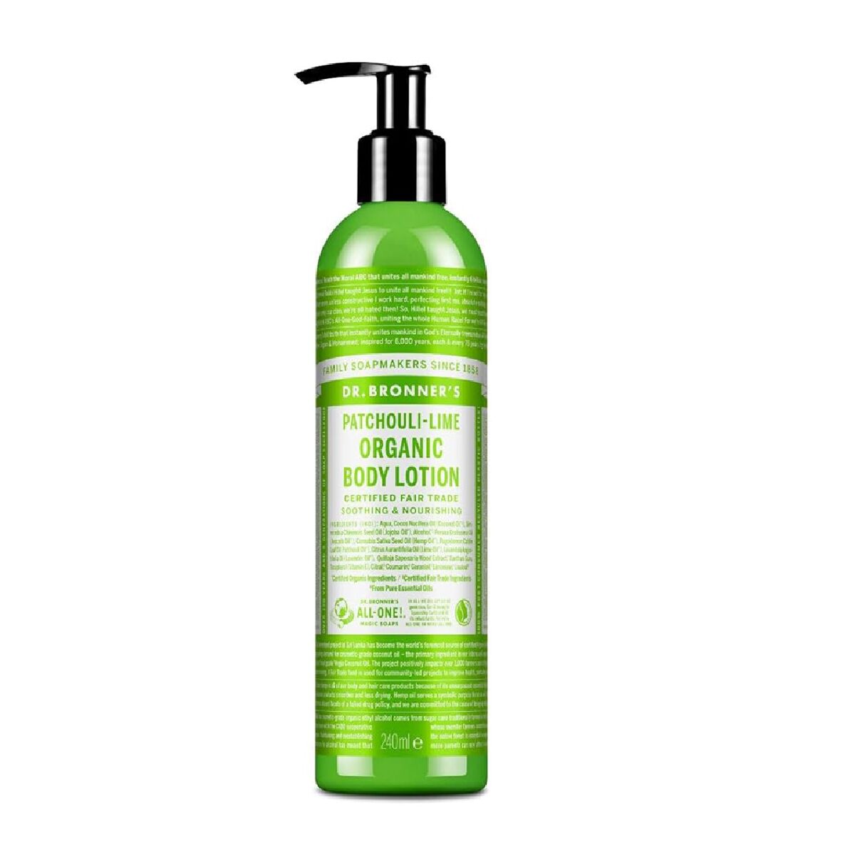 

Lotion corporelle Dr Bronner s Patchouli Lime 240 ml