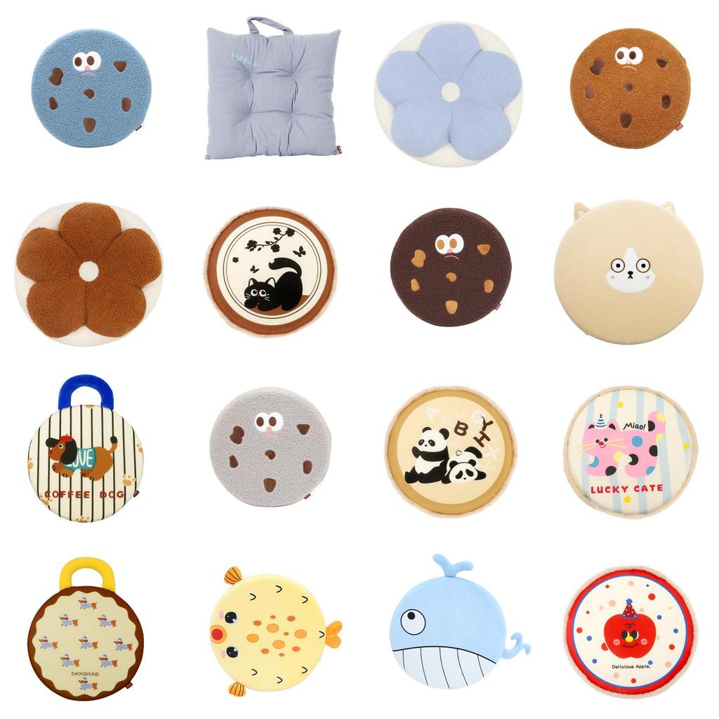 Cartoon Animal Cushioned Seat Pad With Memory Foam For Living Room Comfort