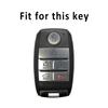 6 Buttons Remote Control Shell Fob Key Case Protection Skin for KIA Sedona Grand Carnival Sorento TPU Car Key Cover Holder