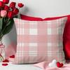 Valentine's Day Pillow Case Love Printed Linen Material Valentine's Day Sofa Decoration Pillow