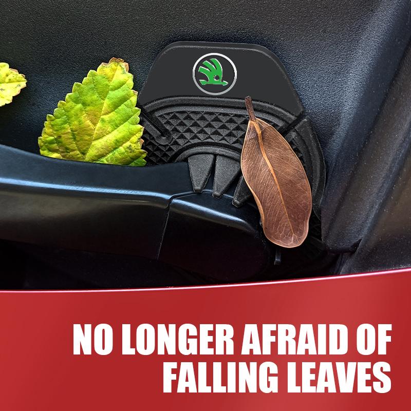 NADH5 Car valve core Car wiper hole protective cover, silicone dust protective cover For Skoda YETI Octavia KAMIQ KODIAQ