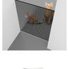 Automatic Retractable Pet Fence, Dog and Cat Fence, Indoor Staircase and Aisle Isolation Net, No Drilling Safety Net Fence
