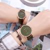 Korean Simple Thin Leather Strap Wristwatch for Couples - Versatile College Style