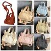 Small Nylon Shoulder Bag Korean Style Dumpling Bag Cute Canvas Messenger Bag  Office Worker