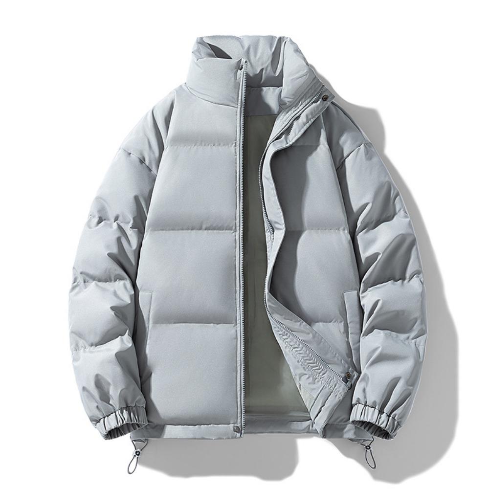 Thickened warm youth casual versatile jacket men's trendy brand stand-up collar men's clothing