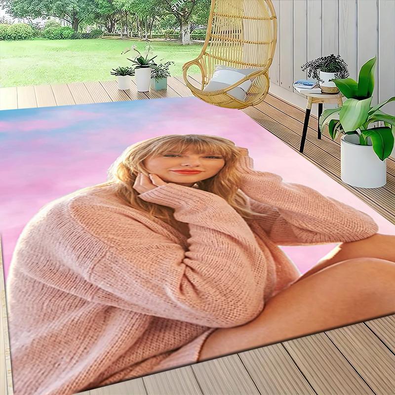 1Pc Winter Performance Pink Carpet Rug Customizable Soft Washable Antislip Home Living Room Sofa Mats Personalized Rug 0917182
