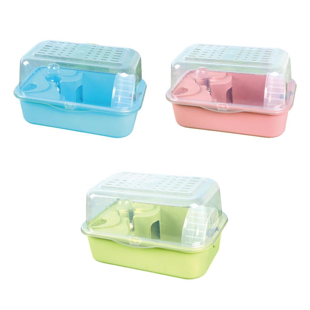 Hamster Cage Habitat BreathablemExercise Playing House,Mice and Rat Habitat House,for Gerbils Rats Hedgehog Bunny Guinea Pigs