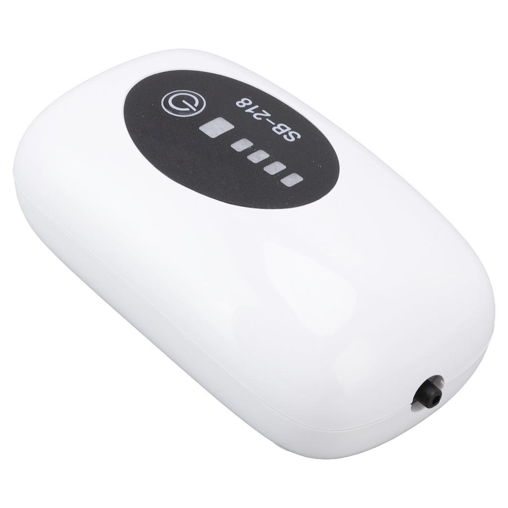Aquarium Oxygen Pump Silent USB Rechargeable Small Portable Fish Tank Bubble Pump for Fish Tank