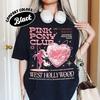 Pink Pony Club Midwest Princess Tour Maglietta Sapphic Lesbian 100% Cotone Vestibilità Larga Retro Maglietta Unisex Abbigliamento Fantasy Top Y2K