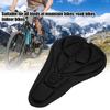 Bike Seat Cover Soft Breathable   Sponge Easy Installation Comfortable Concavo Convex Design Bike Seat Cushion