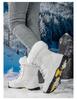 Women's Winter High-Top Non-Slip Snow Boots with Long Fur - Warm Large Size Ski Boots