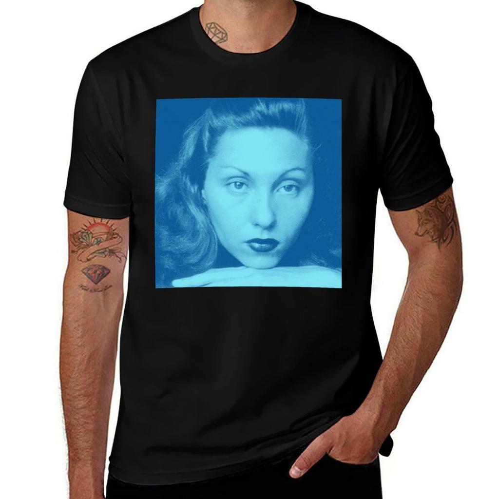 Clarice Lispector In Blue TShirt Plus Size Short Sleeve TShirt