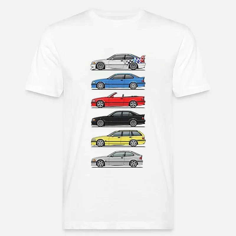 Pánské tričko s krátkým rukávem a kulatým výstřihem, Stack of E36 Variants Primer Conor McGregor Tisknuté tričko Unisex Vintage Vtipné tričko s krátkým rukávem