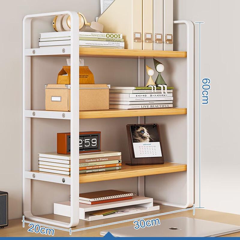 Настольная книжная полка-стеллаж Yonglian, 3 яруса