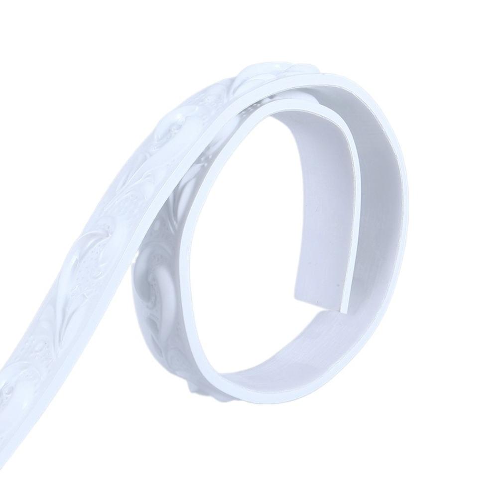 Interior Design Self-Adhesive Wall Molding Trim Flexible Peel and Stick Mirror Frame 5m PVC Tile Edge Trim Ceiling