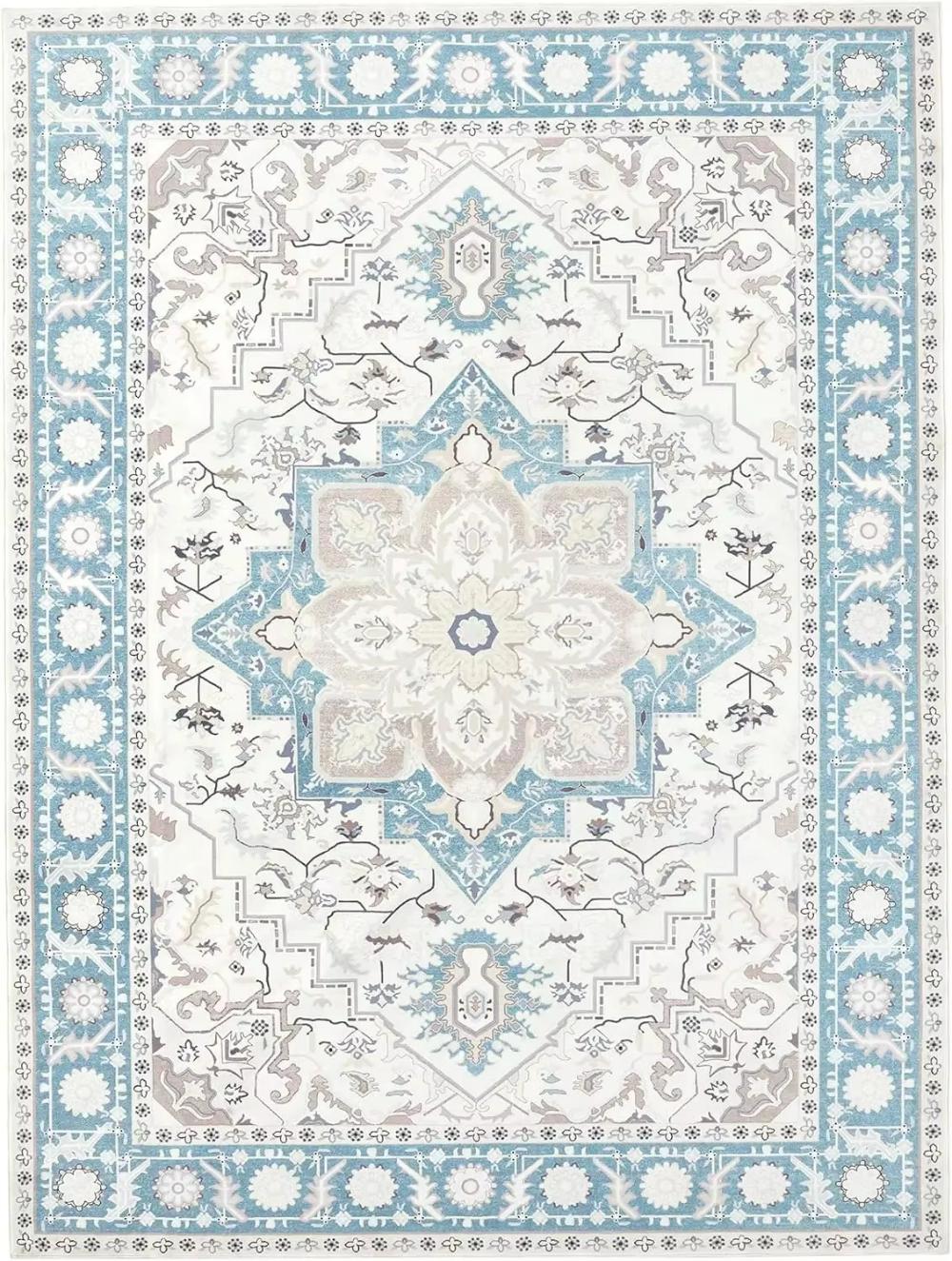 

Northern Bohemian Multicolored Carpet Living Room Sofa Accent Rug Bedroom Bedside Floor Mat NonSlip Coffee Table Mat Doormat 40x60cm