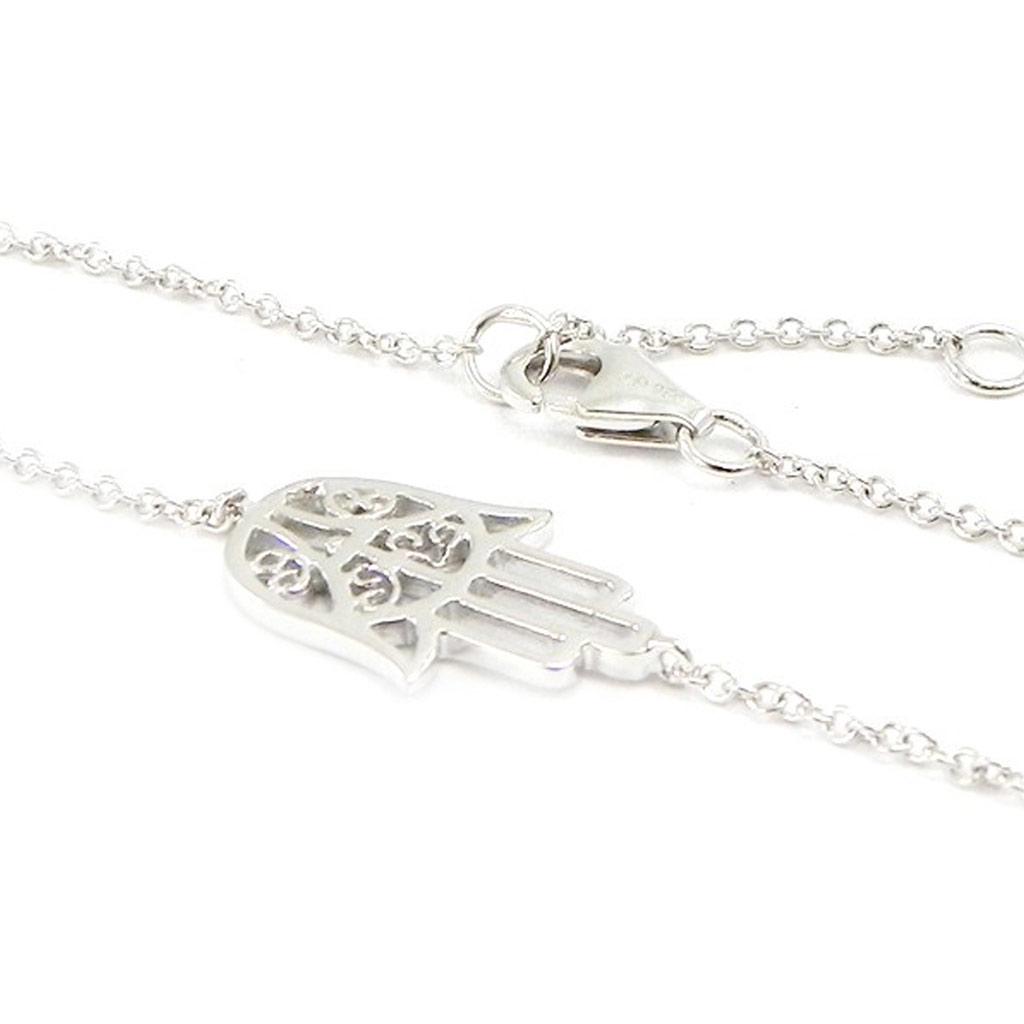 Les Trésors De Lily [I4009] - Silver Bracelet 'Fatma' Silver (rhodium-plated) - 17x11 Mm