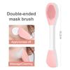 Double Head Silicone Face Mask Brushes Facial Pore Cleaner Brush Mud Film Applicator Women Cleaning Tools Skin Care Tools