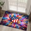 Design Atletico Madryt Kryształowy Aksamitny Dywan Przytulny Nie?Antypoślizgowy Dywan Wzorzysty Do Sypialni Salonu Przedpokoju
