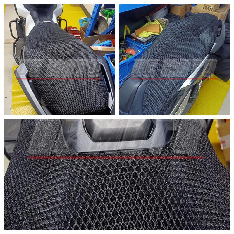 For HONDA X-ADV 750 XADV750 XADV 750 - 3D Mesh Elasticity Protecting Cushion Seat Cover Nylon Fabric Motorcycle Accessories