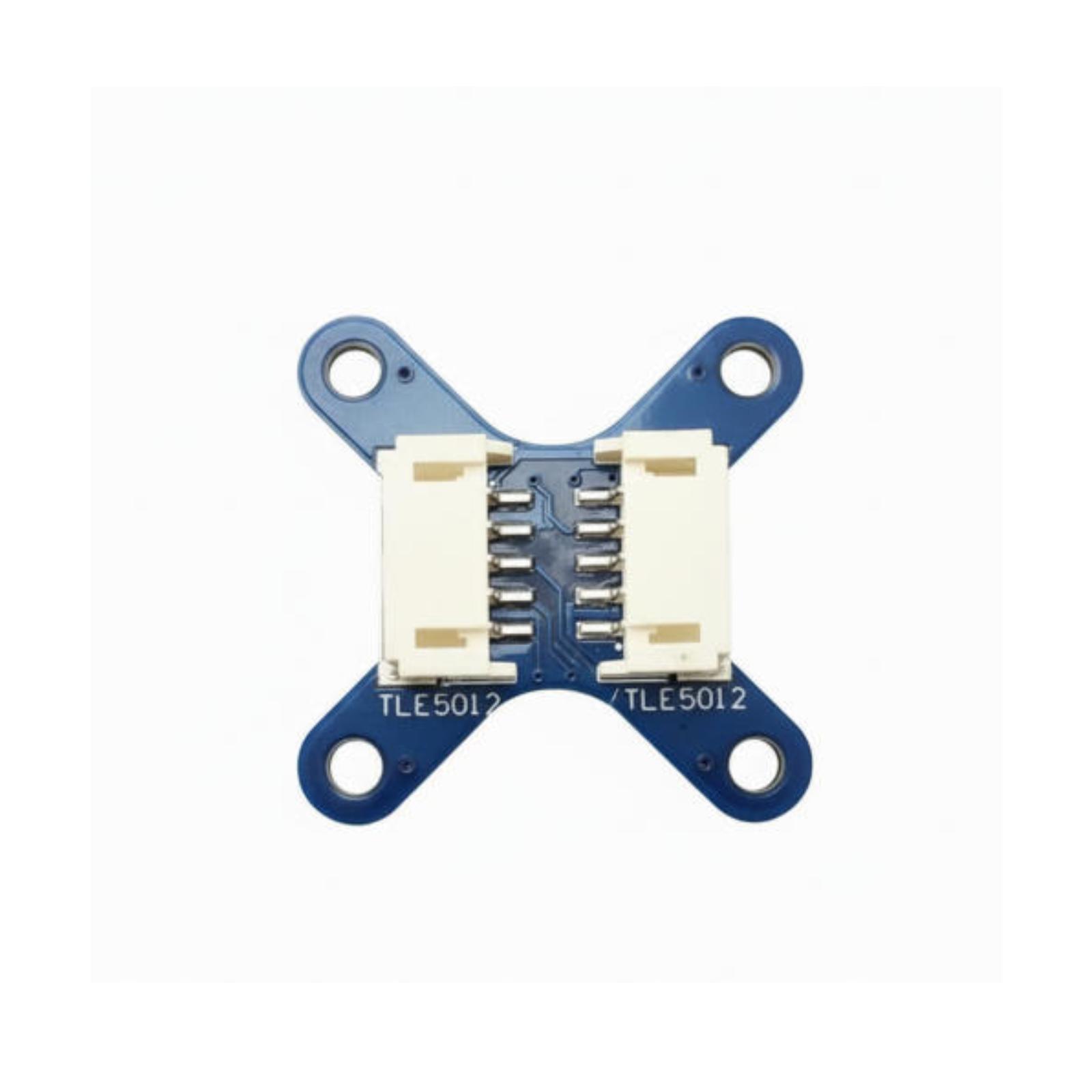 

Модуль магнітного енкодера TLE5012 Модуль датчика вимірювання кута магнітної індукції FOC 15-бітна висока точність 10*10*2 білий