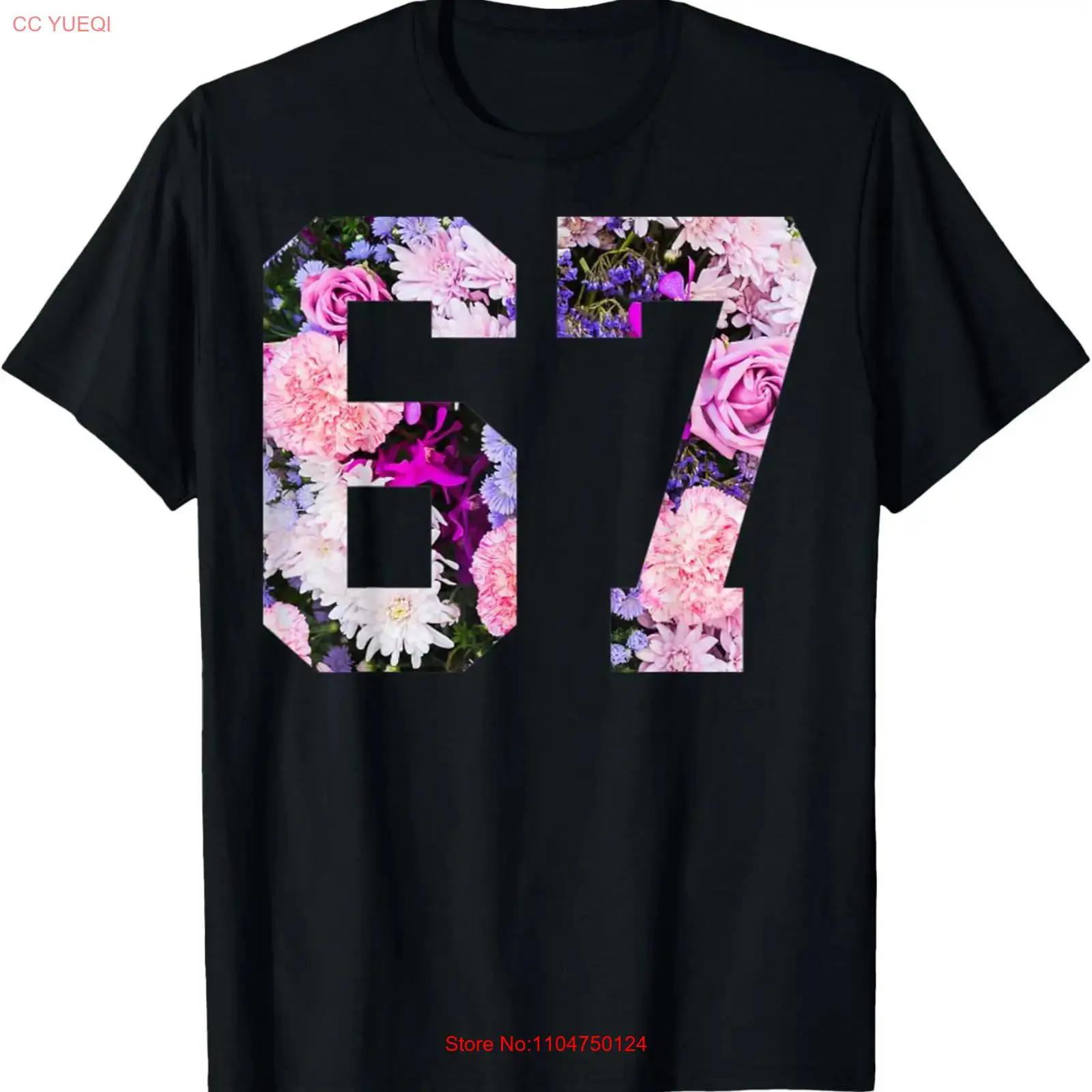 

Number 67 T Shirt for Dad Mom Daughter Coworker Friends Family vintage Washed Soft graphic Unisex Breathable Stretched Stylish 5XL різнокольоровий