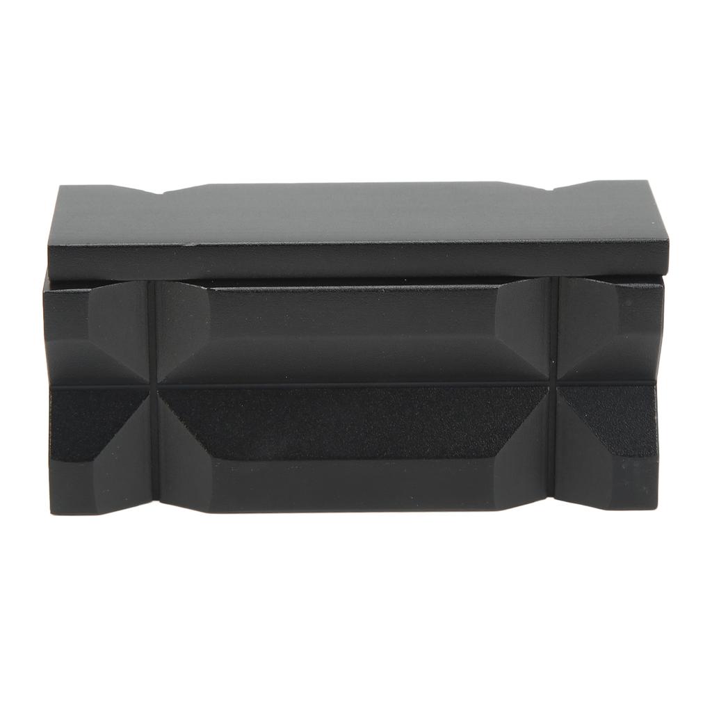 2Pcs Vice Jaw Pads Steel Billet Aluminum Magnetic High Performance Grooved Surface Multi Purpose for All Vice