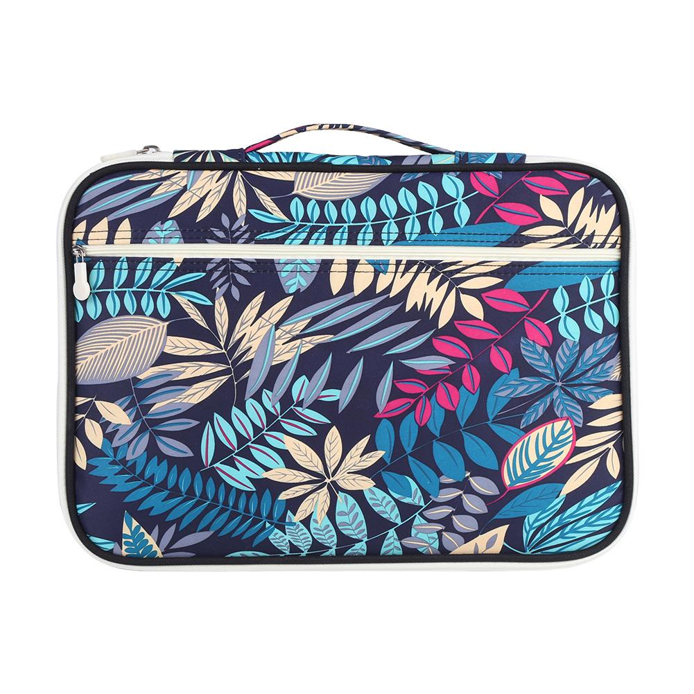 

2Types A4 Document Bag File Folder Portfolio Organizer Computer Notebook Zippered Case