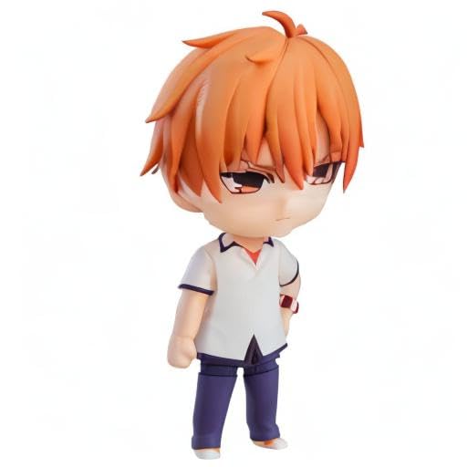 Nendoroid Fruits Basket Kyo Soma Figurină mobilă pictată din plastic, fără scară, TC59890