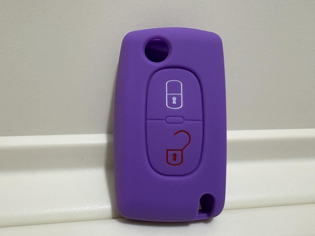 Pusakieyy S Of New Replacement Soft Silicone Car Key Case Fob Cover For Citroen C1 C2 C3 Etc. 2 Button Remote Flip Fob Holder