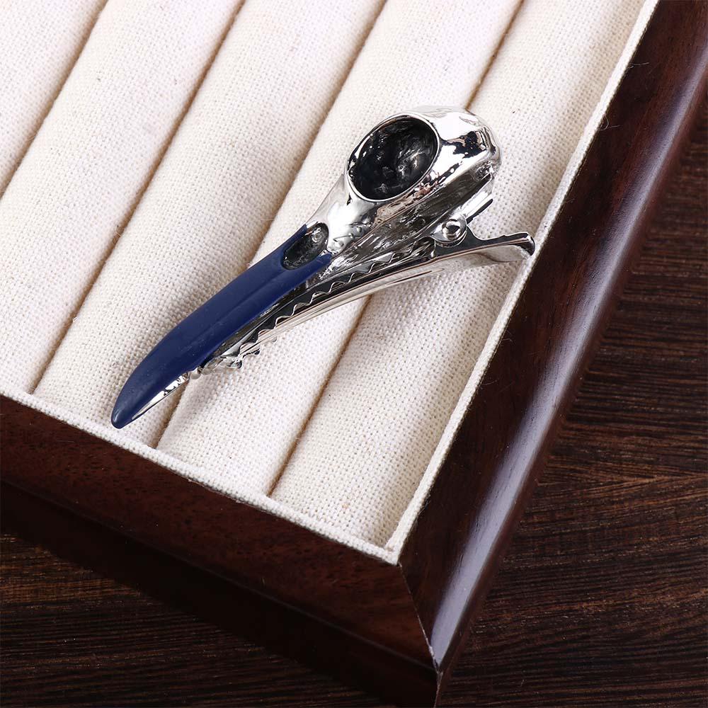 Gothic Hair Clips Bird Skull Women Duckbill Clips Skull Hair Clips Crow Head Animal Skull Hairpins