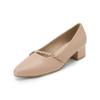 MOOK Sage Cowhide Jewel Pumps Beige 516623110Ap