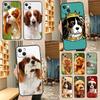 Cavalier King Charles Spaniel Dog Phone Case For iPhone 17 Pro Max 15 14 13 11 12 16 Pro Max Mini 15 16 Plus 16e 17 Air Cover