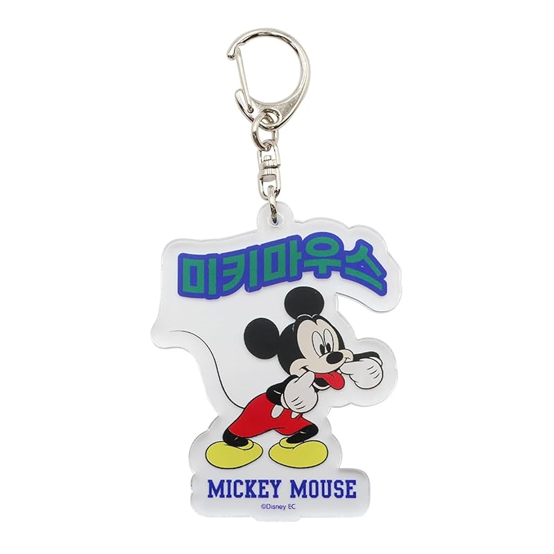 

[Disney] key chain character acrylic keychain Mickey Hangul/DMK-KEY20 Free