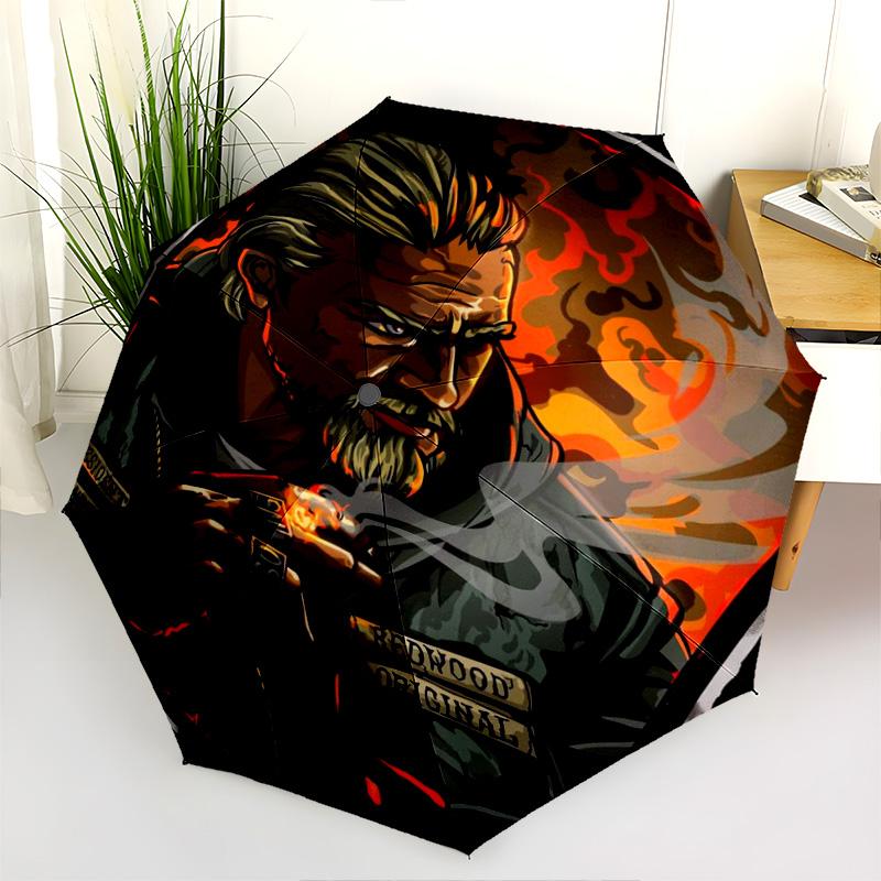 Anarchy Folding Umbrella Portable Suitable For All Seasons Outdoor Travel Light