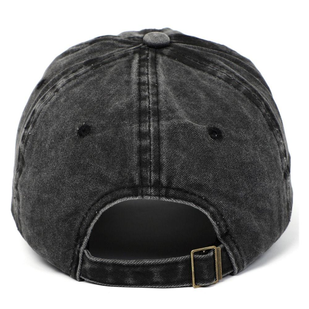 Washed Cotton Embroidery Baseball Cap Vintage Baseball Cap Fashion Couple Baseball Hats