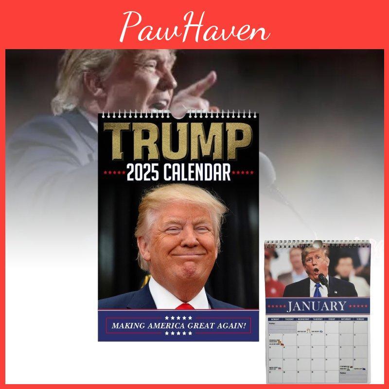 2025 Trump Donald Calendar Desktop Living Room Bedroom Decoration Pendant Wall