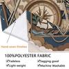 Compass Wall Tapestry Aesthetic Wall Hanging Printed Fabric Blanket Decorative Tapestries for Bedroom Living Room Home Decor