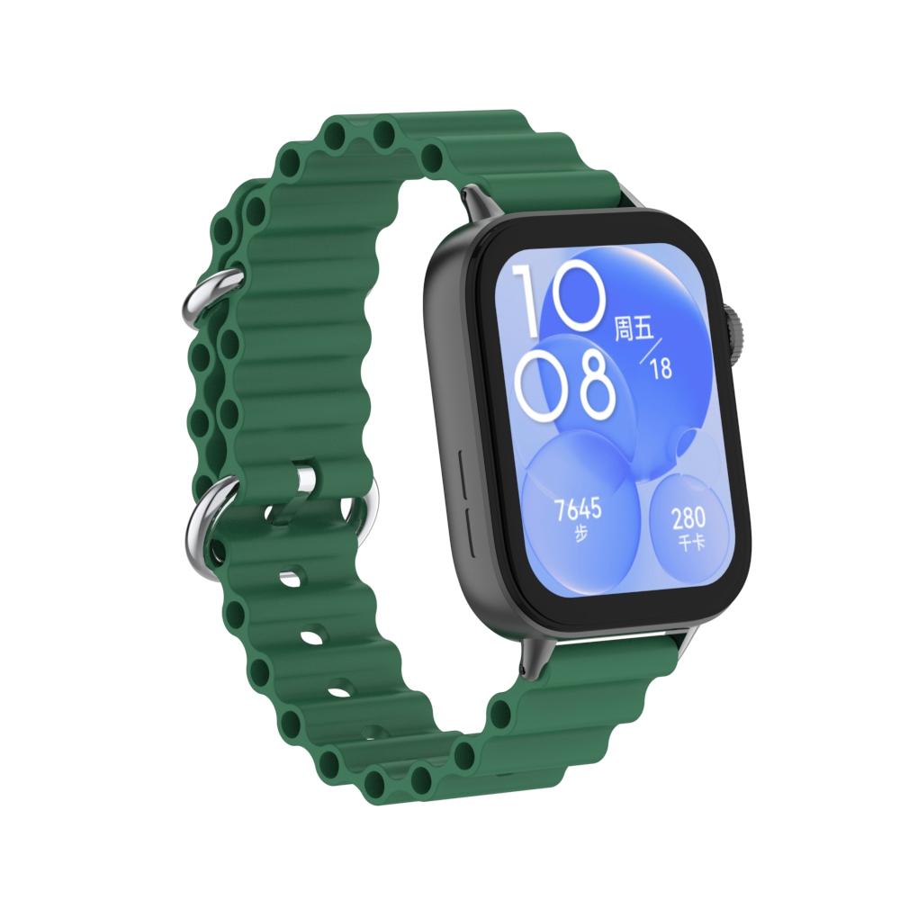 Ozean-Silikonband für Huawei Watch Fit 3, auswechselbares Armband, Armband für Huawei Fit 3, buntes Armband, Armbandzubehör
