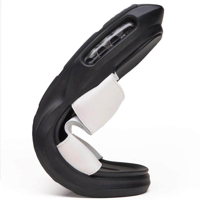 Fashion Men Leather Slipper Summer Casual Sandal 2024 Fashion Vintage Man Shoe High Quality Soft Comfort Casual Flats Beach Male Slipper