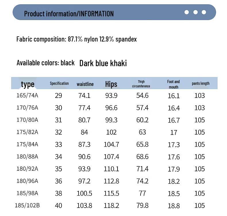 LangSha Men's Business Casual Slim Fit Long Pants