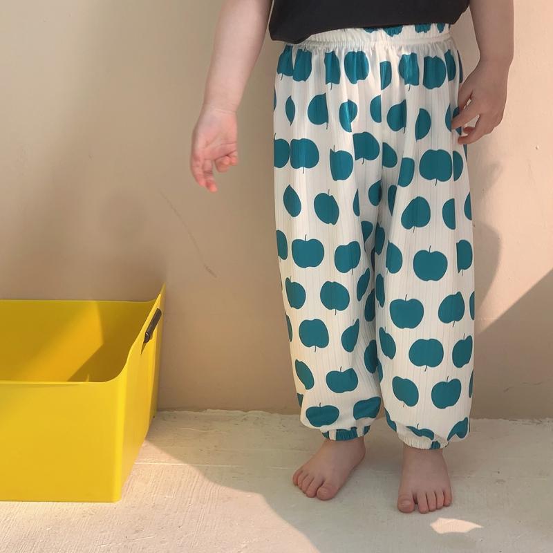 

Детские брюки-фонарики для мальчиков и девочек, летние тонкие детские брюки с мультяшным принтом 90